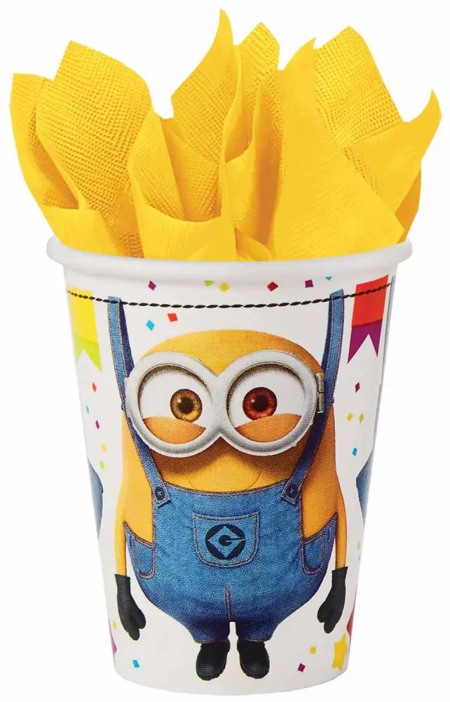 Minyonok papír pohár 8 db-os 250 ml termékfotó