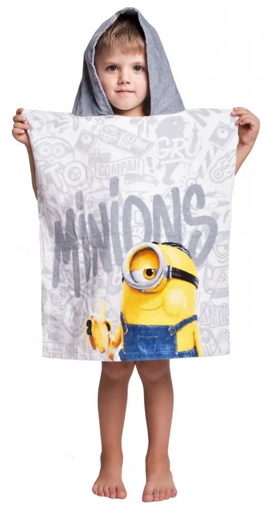 Minyonok strand törölköző poncsó 50*115cm termékfotó