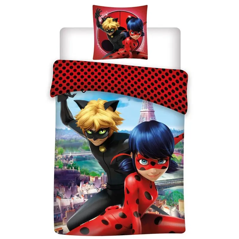 Miraculous Lady Bug mikroszálas ágyneműhuzat 90cm termékfotó