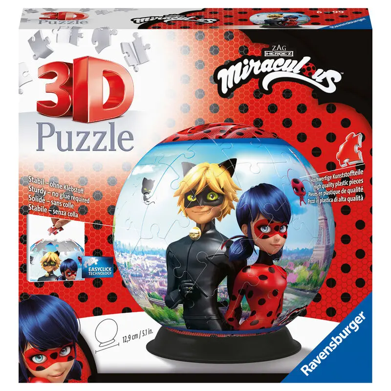 Miraculous LadyBug 3D puzzle 72db-os termékfotó