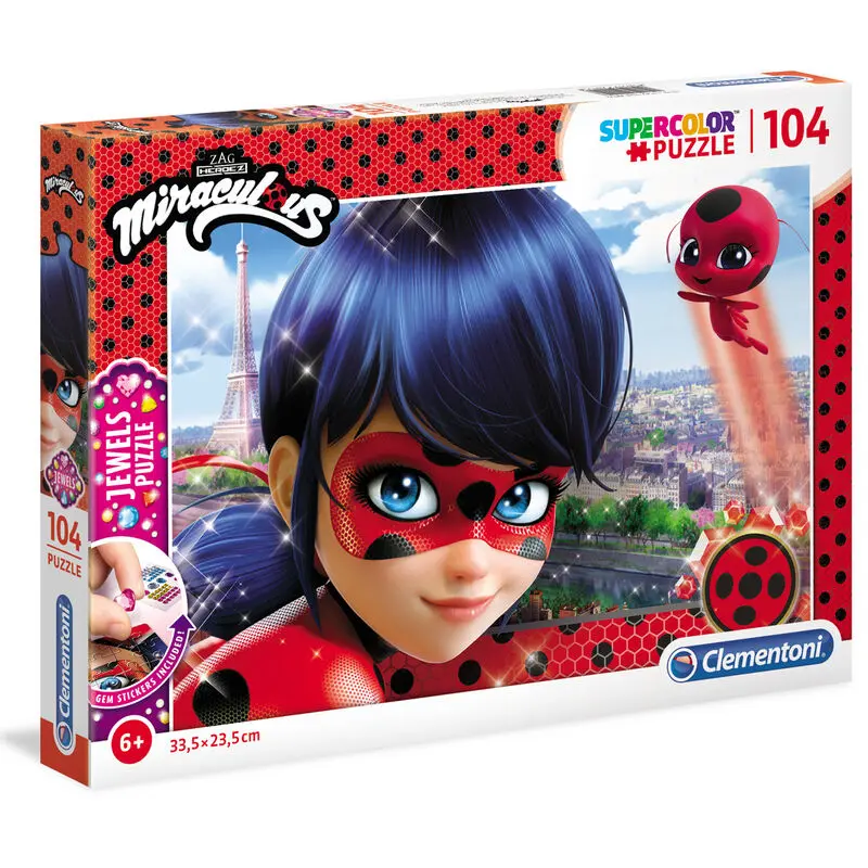 Miraculous Ladybug puzzle 104db-os termékfotó