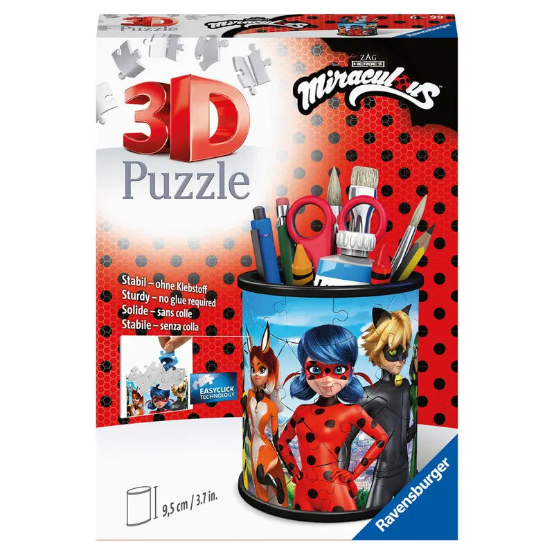 Miraculous LadyBug tolltartó puzzle 54db-os termékfotó
