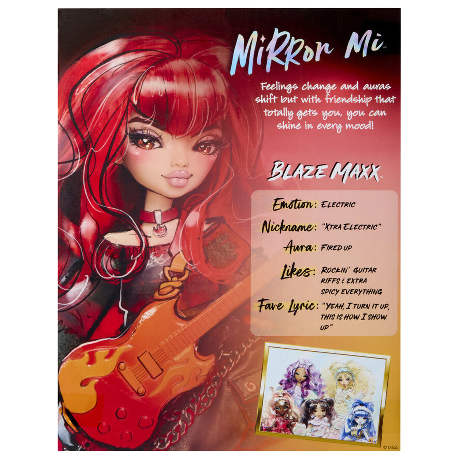 Mirror Mi Blaze Maxx Electric játék baba 26cm termékfotó