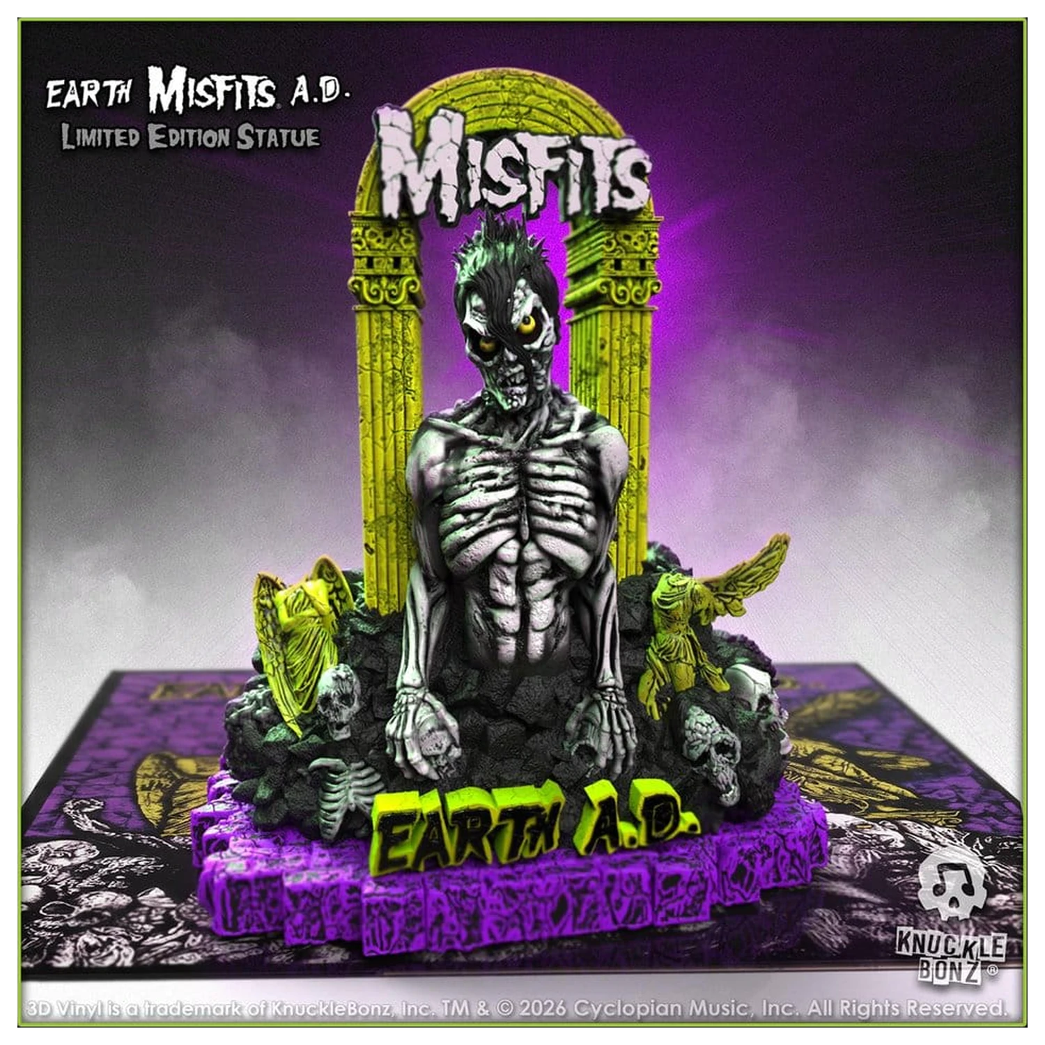 Misfits 3D Vinyl figura Earth A.D. Death Comes Ripping termékfotó