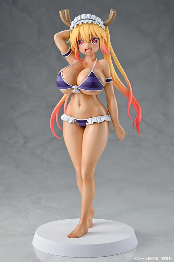 Miss Kobayashi&#039;s Dragon Maid 1/7 Tohru Bikini Style Suntan Ver. PVC szobor figura 26 cm termékfotó