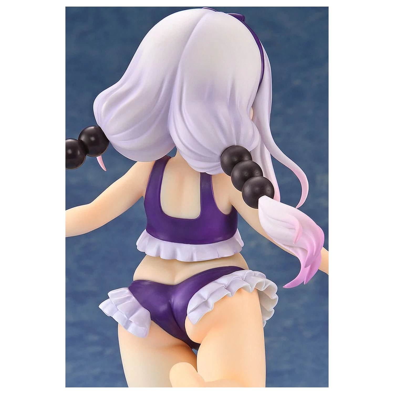 Miss Kobayashi's Dragon Maid 1/6 Kanna Kamui: Excited to Wear a Swimsuit at Home Ver. (Purple) PVC szobor figura 20 cm termékfotó