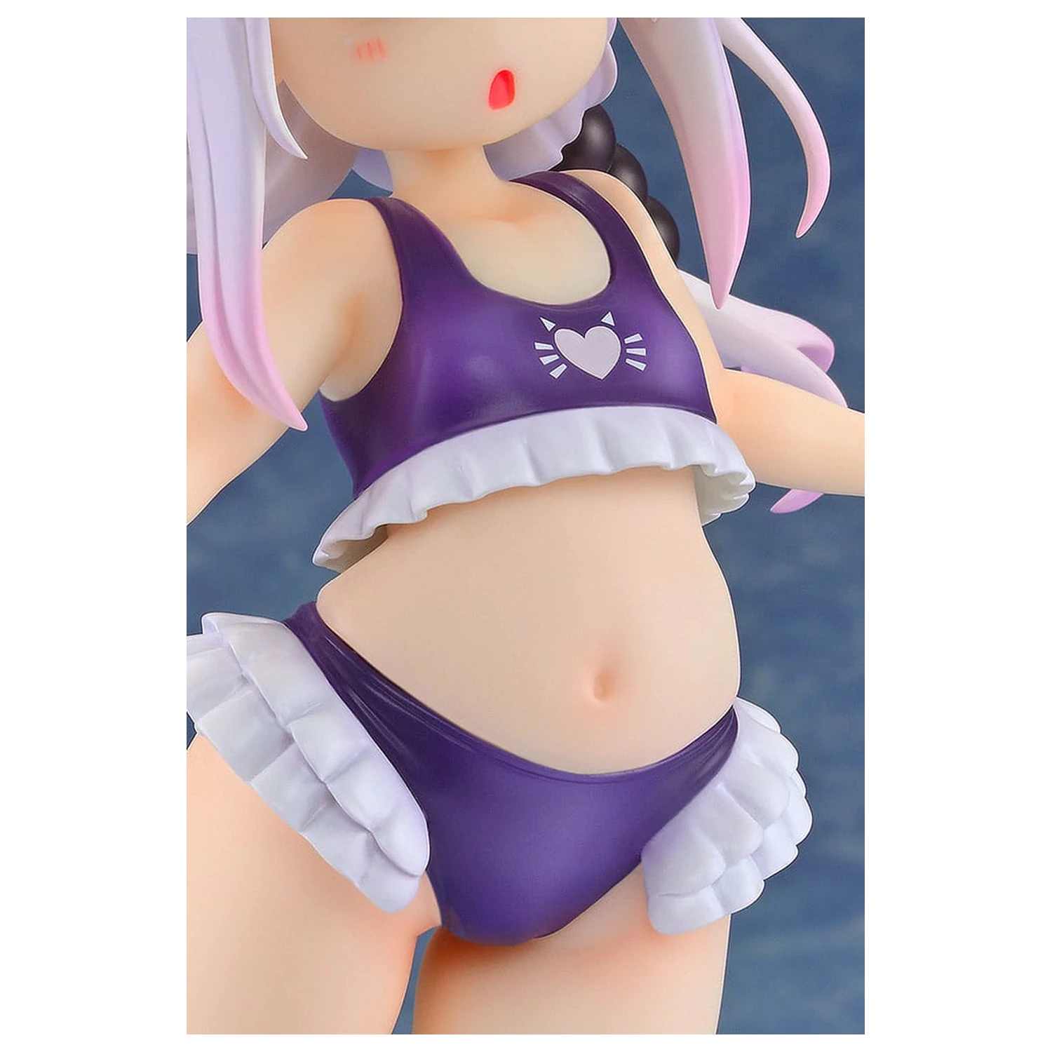 Miss Kobayashi's Dragon Maid 1/6 Kanna Kamui: Excited to Wear a Swimsuit at Home Ver. (Purple) PVC szobor figura 20 cm termékfotó