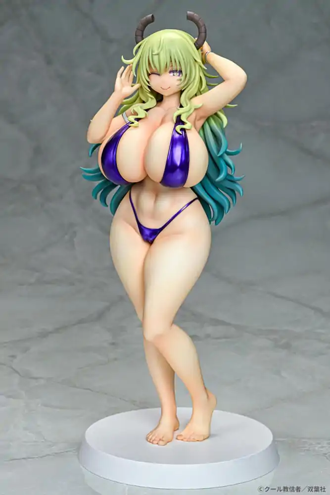 Miss Kobayashi S Dragon Maid Lucoa Bikini Style PVC Szobor Figura Cm Fanbase Shop