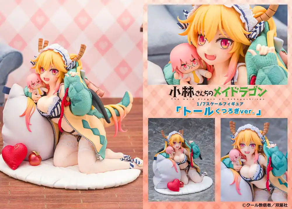Miss Kobayashi´s Dragon Maid 1/7 Tohru Dragon hoodie Ver. PVC szobor figura 15 cm termékfotó