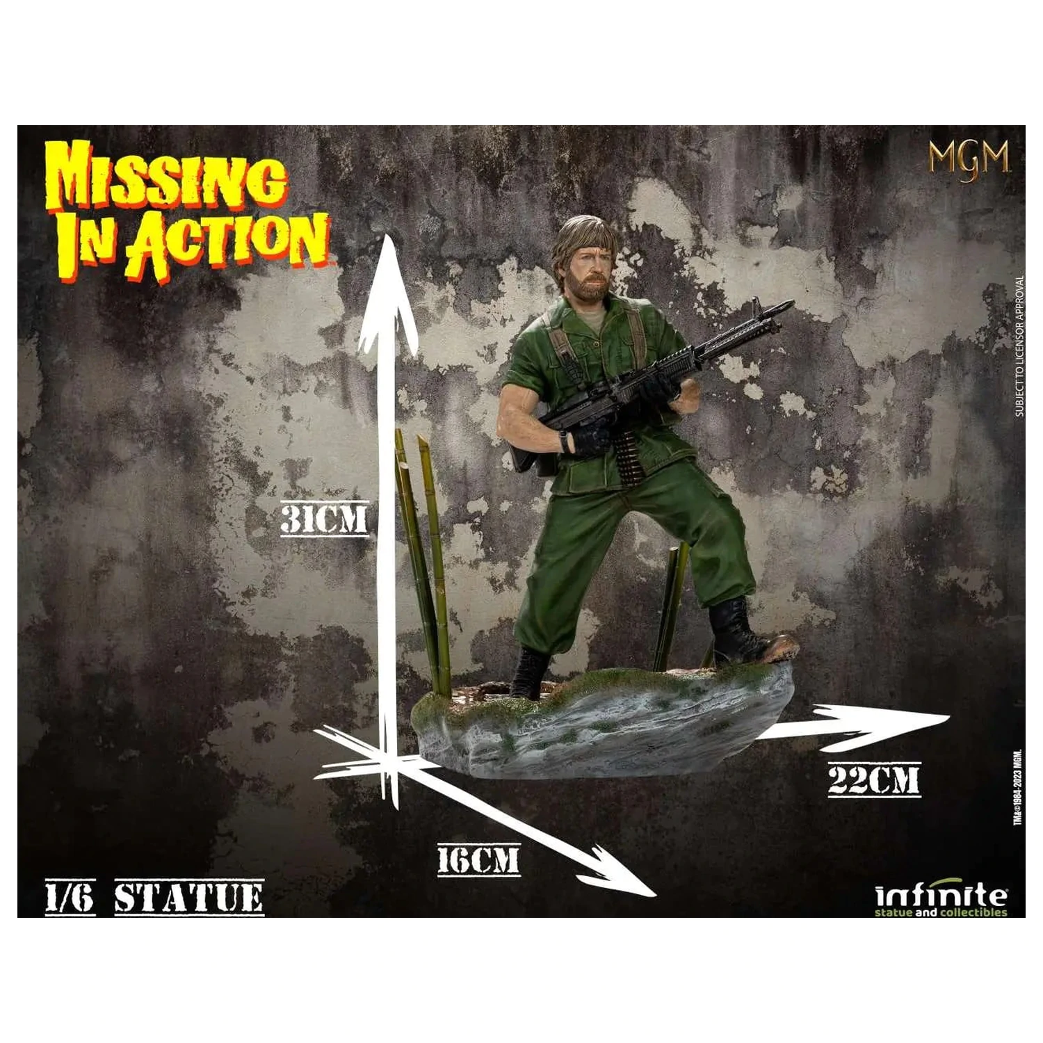 Missing In Action Colonel James Braddock szobor figura 1/6 31 cm termékfotó