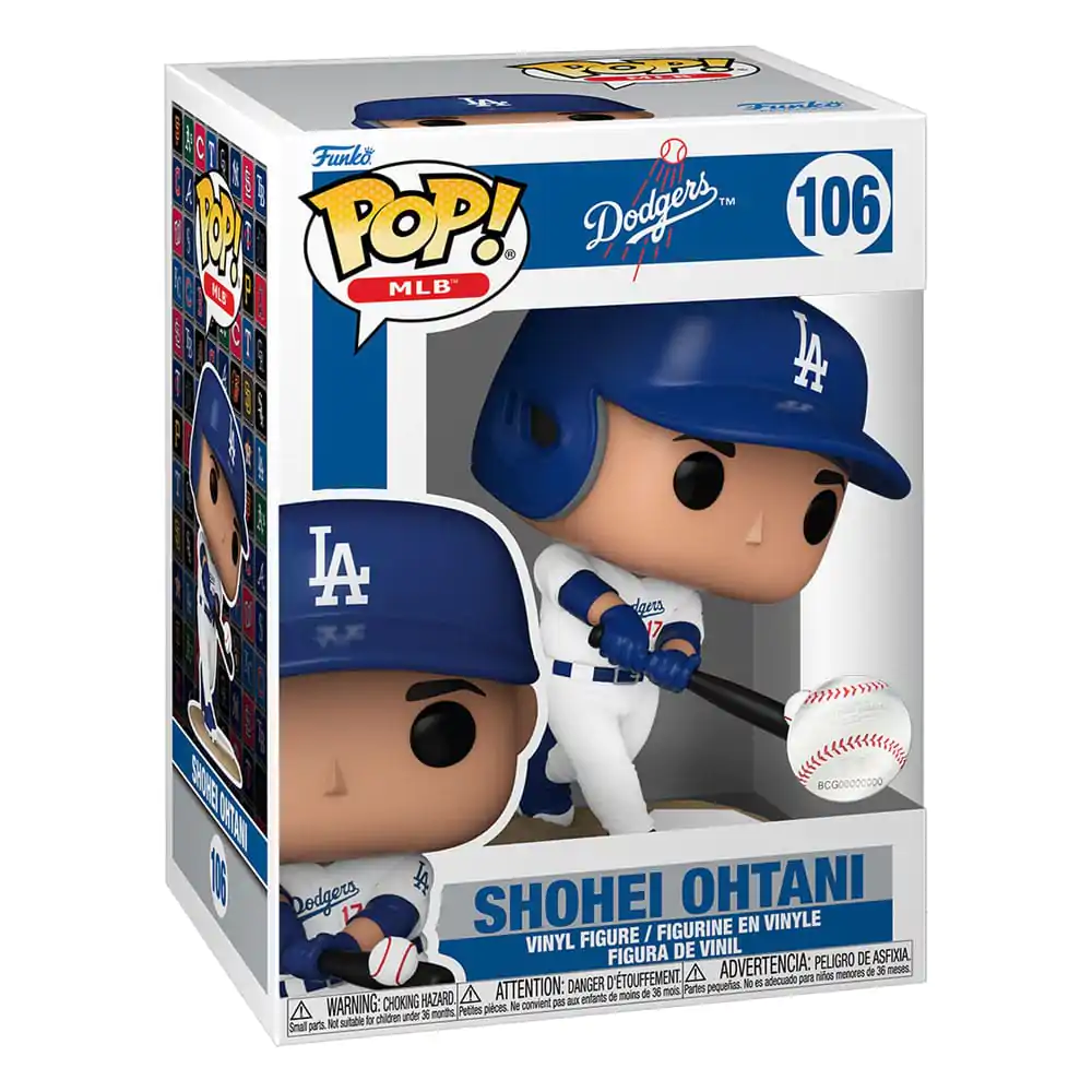 MLB Funko POP! Vinyl figura LA Dodgers: Shohei Ohtani (Home Felső:) (Batting) 9 cm termékfotó