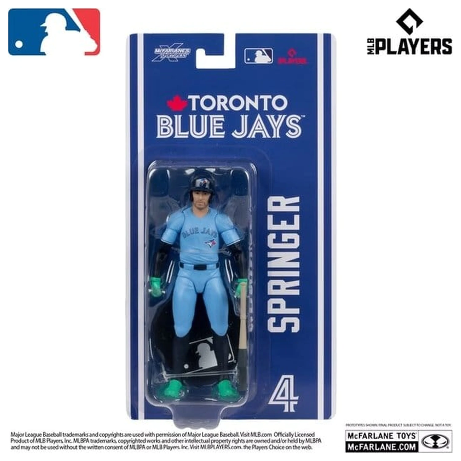 MLB McFarlane SportsPicks George Springer (Toronto Blue Jays) akciófigura 15 cm termékfotó