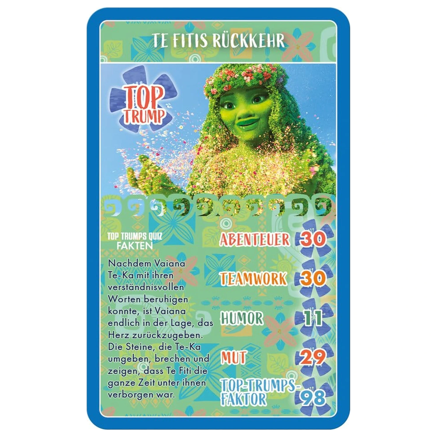 Moana Top Trumps német nyelvű kártyajáték  termékfotó