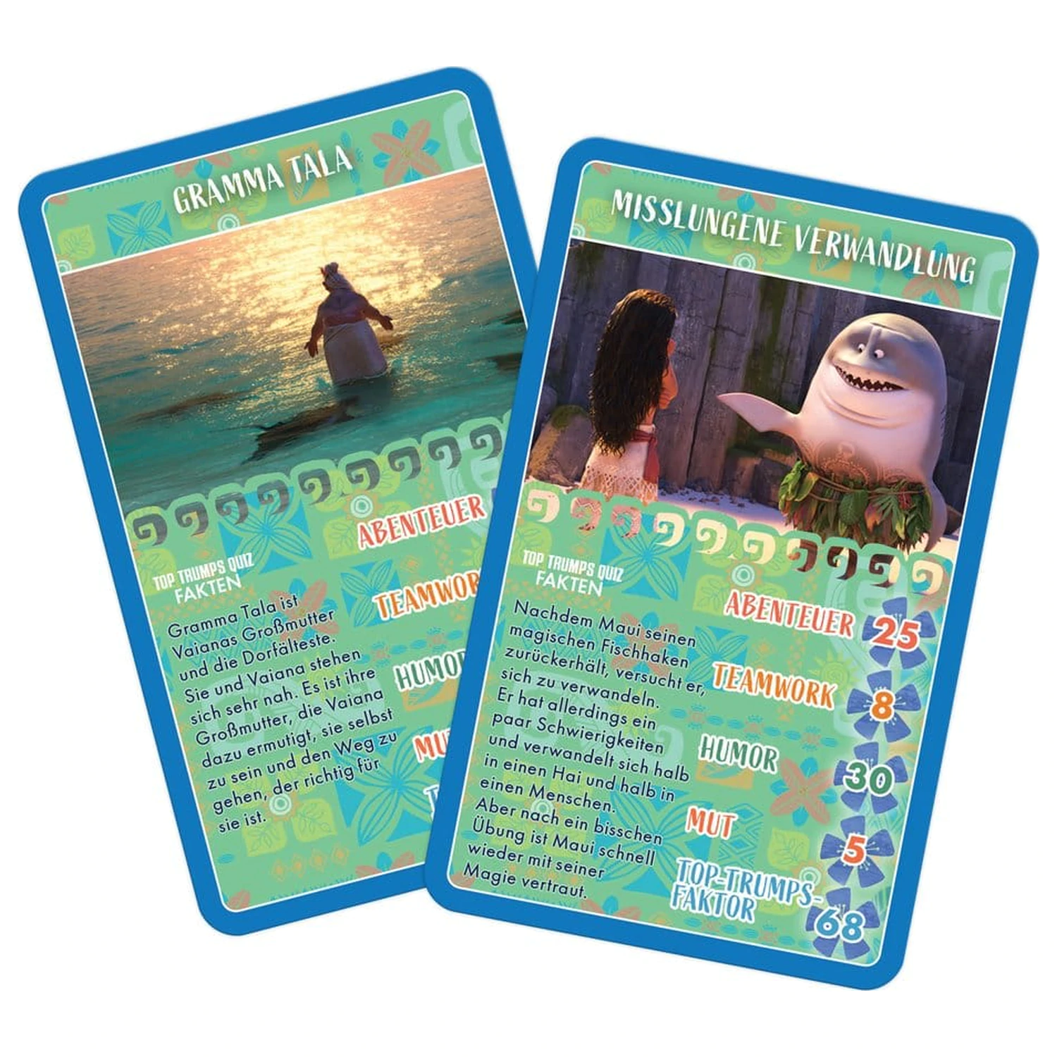Moana Top Trumps német nyelvű kártyajáték  termékfotó