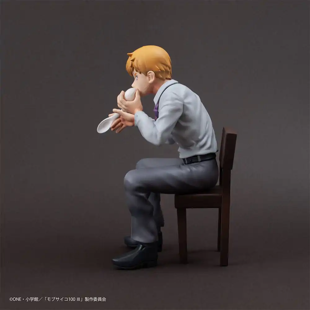 Mob Psycho 100 III x Bunbougu Cafe 2022 Arataka Reigen PVC szobor figura 14 cm termékfotó