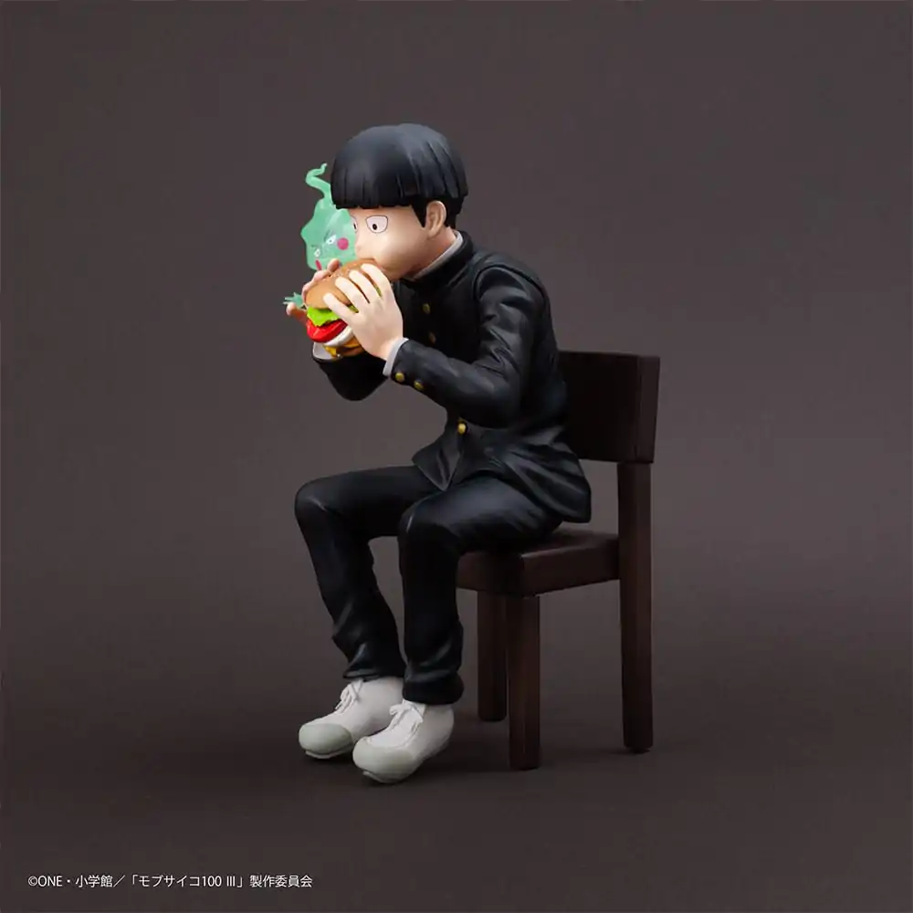 Mob Psycho 100 III x Bunbougu Cafe 2022 Shigeo Kageyama &amp; Ekubo PVC szobor figura 13 cm termékfotó