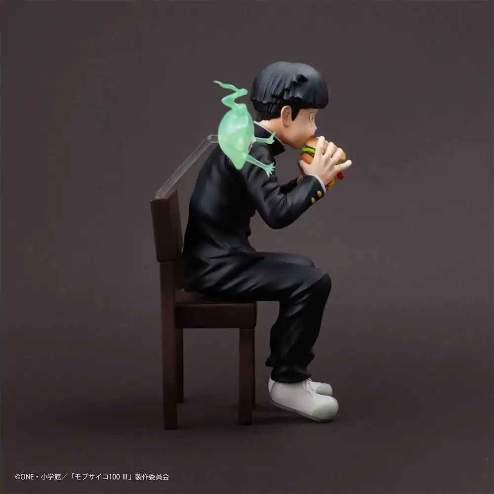 Mob Psycho 100 III x Bunbougu Cafe 2022 Shigeo Kageyama &amp; Ekubo PVC szobor figura 13 cm termékfotó