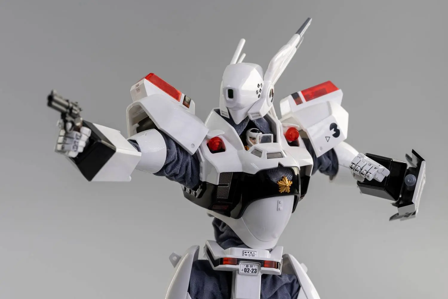 Mobile Police Patlabor akciófigura 1/35 Robo-Dou Ingram Unit 2 + Unit 3 Compatible csomag 23 cm termékfotó