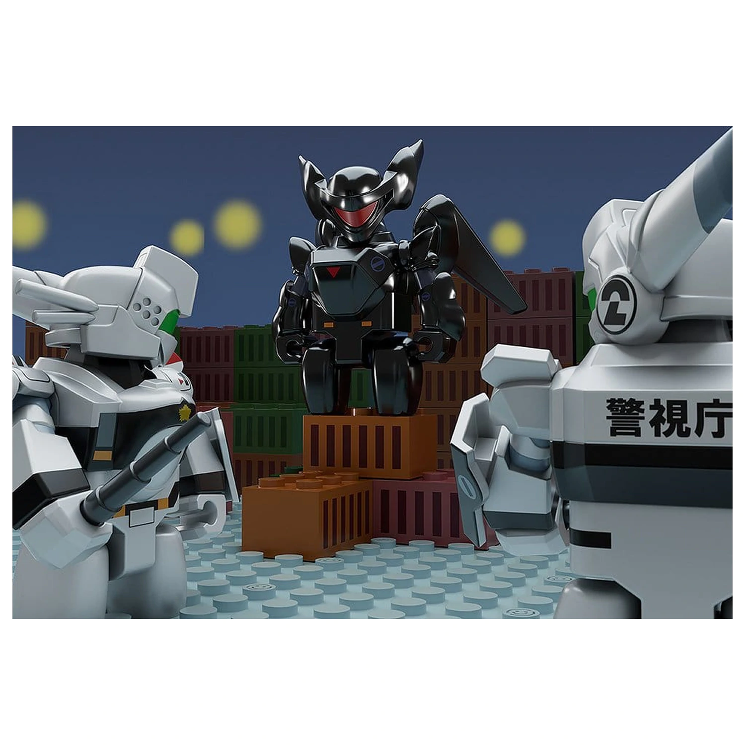 Mobile Police Patlabor Brickroid akciófigura AV-98 Ingram Unit 2 5 cm termékfotó