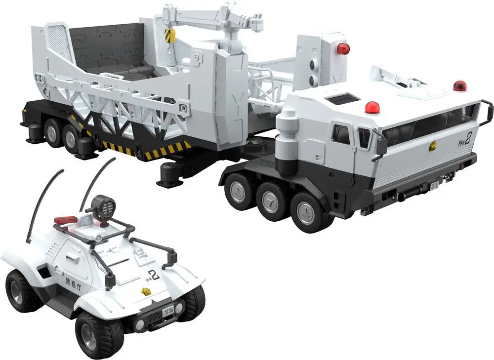 Mobile Police Patlabor Moderoid Műanyag modell készlet 1/60 type 98 Special Command Vehicle &amp; Type 99 Special Labor Carrier termékfotó