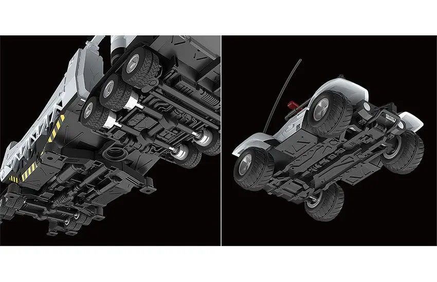 Mobile Police Patlabor Moderoid Műanyag modell készlet 1/60 type 98 Special Command Vehicle &amp; Type 99 Special Labor Carrier termékfotó