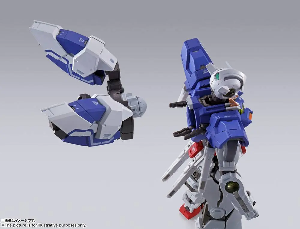 Mobile Suit Gundam 00 Revealed Chronicle Metal Build Diecast Gundam Devise Exia akciófigura 18 cm termékfotó