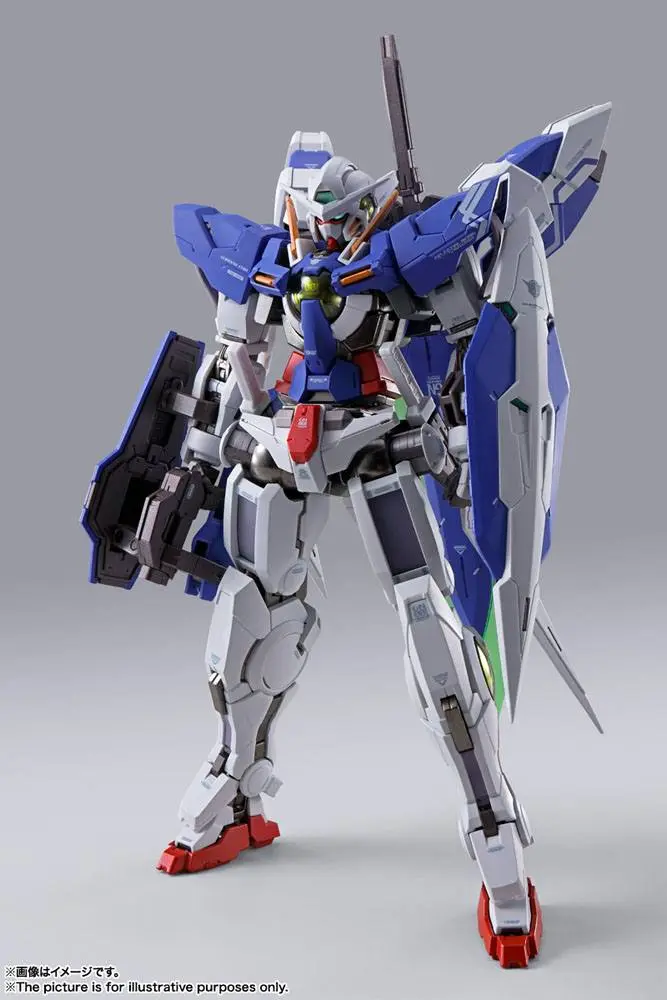 Mobile Suit Gundam 00 Revealed Chronicle Metal Build Diecast Gundam Devise Exia akciófigura 18 cm termékfotó