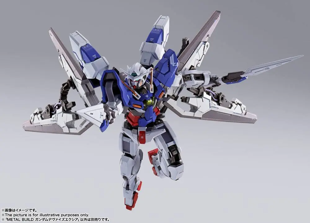 Mobile Suit Gundam 00 Revealed Chronicle Metal Build Diecast Gundam Devise Exia akciófigura 18 cm termékfotó