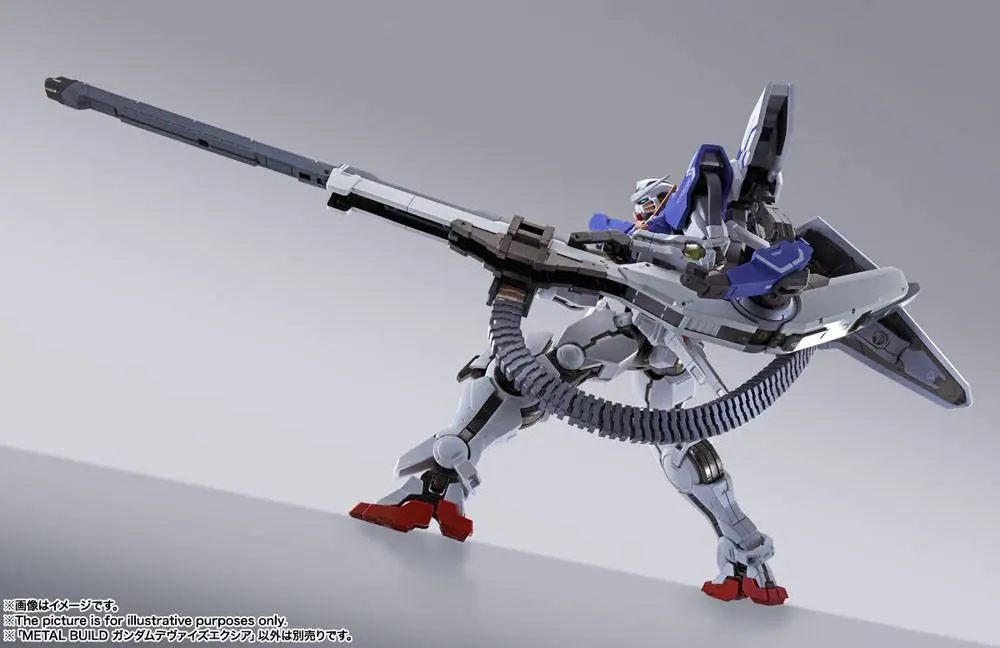 Mobile Suit Gundam 00 Revealed Chronicle Metal Build Diecast Gundam Devise Exia akciófigura 18 cm termékfotó