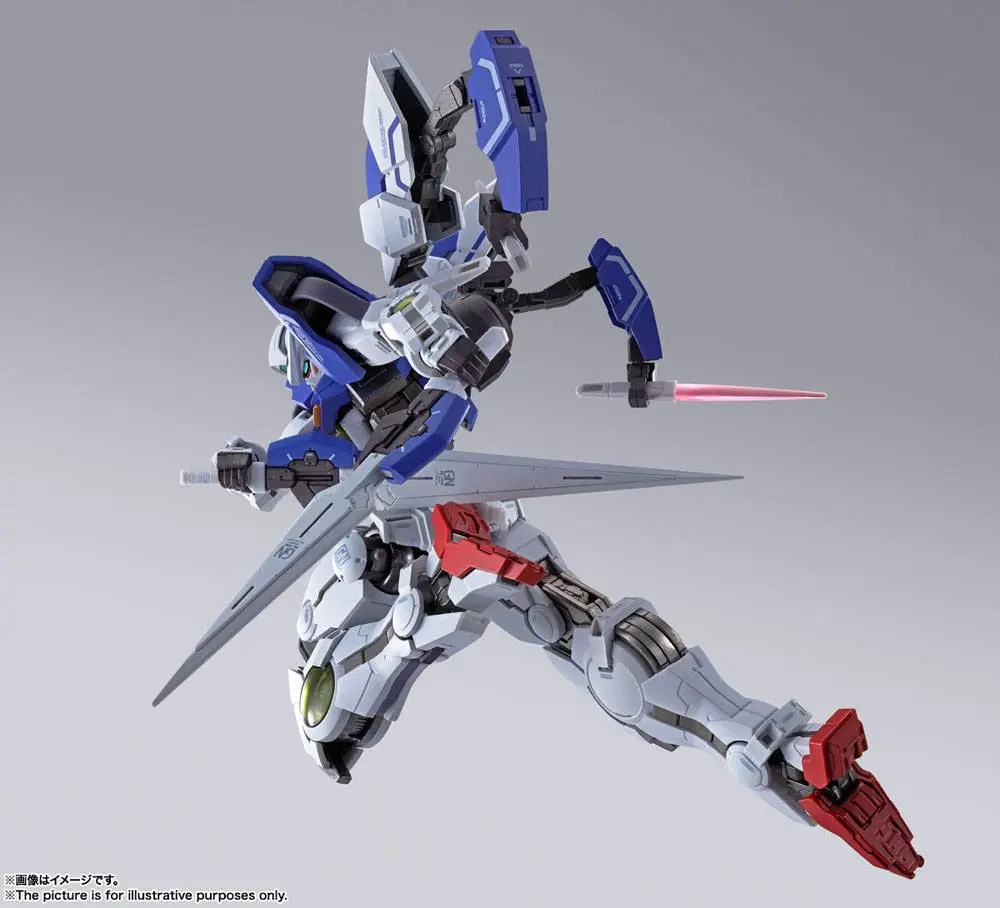 Mobile Suit Gundam 00 Revealed Chronicle Metal Build Diecast Gundam Devise Exia akciófigura 18 cm termékfotó