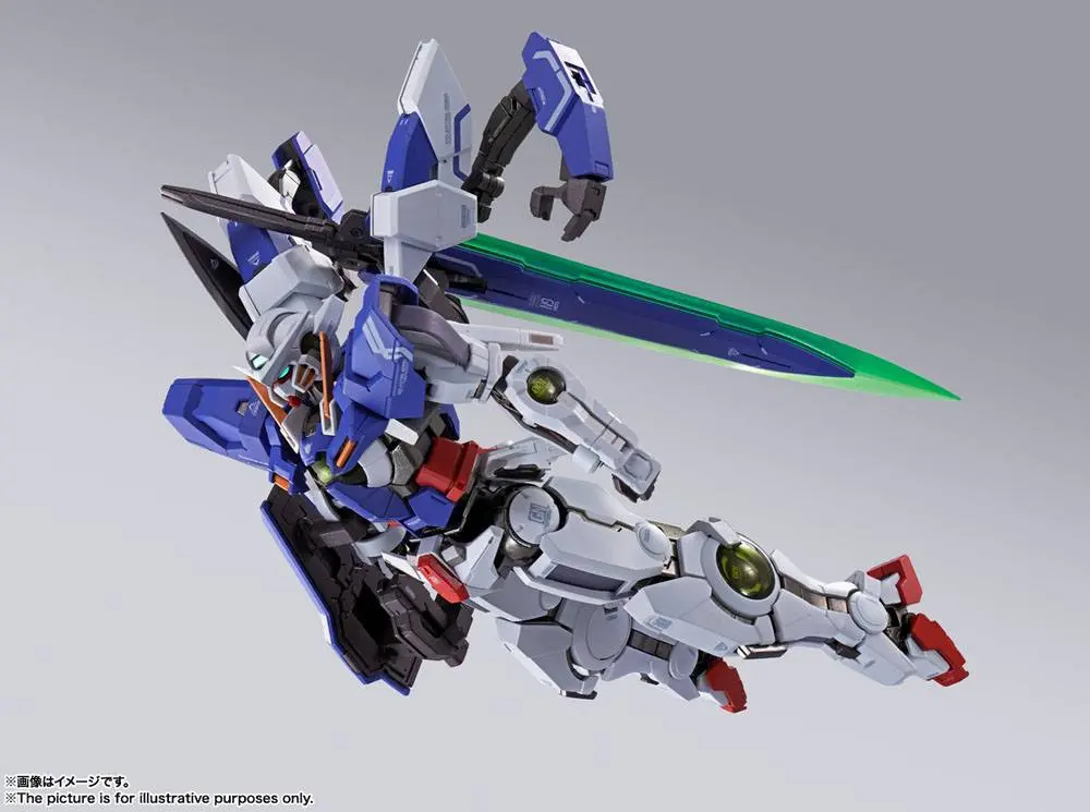 Mobile Suit Gundam 00 Revealed Chronicle Metal Build Diecast Gundam Devise Exia akciófigura 18 cm termékfotó