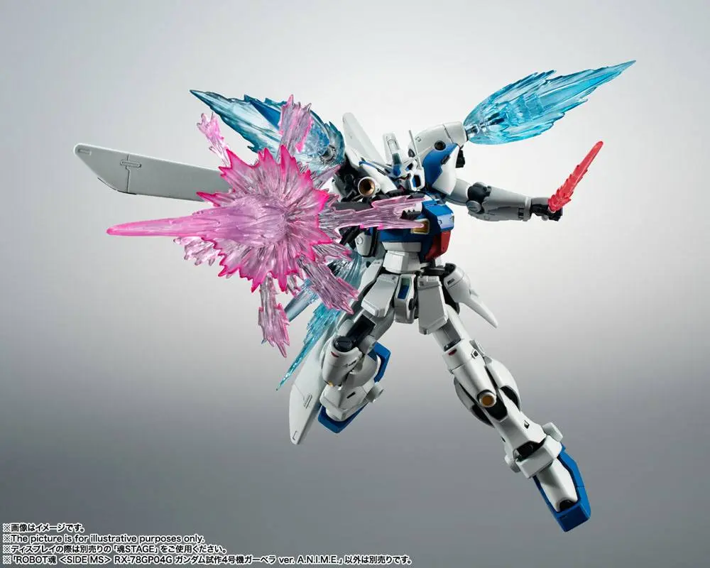 Mobile Suit Gundam 0083: Stardust Memory Robot Spirits Side MS RX-78GP04G Gundam GP04 Gerbera Ver. A.N.I.M.E. akciófigura 13 cm termékfotó