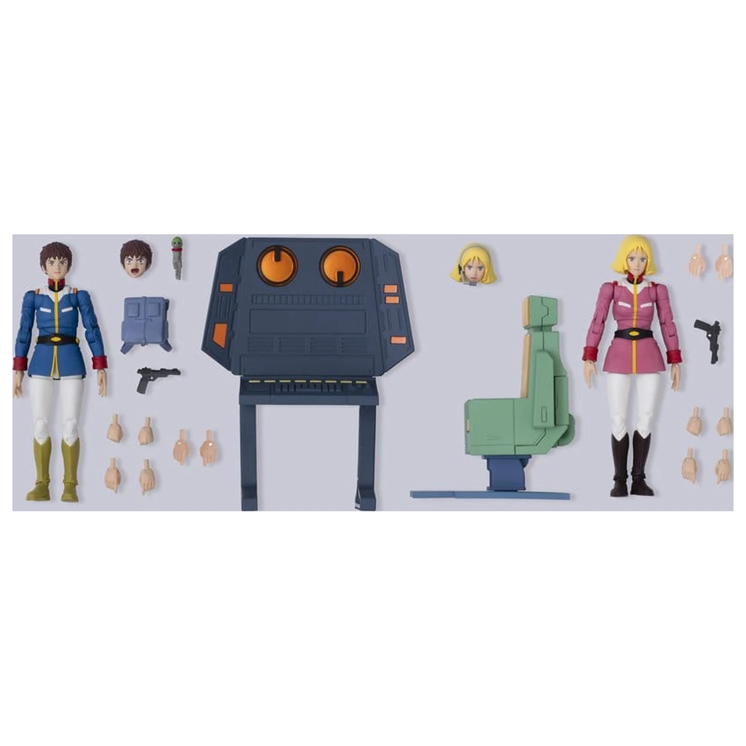 Mobile Suit Gundam G.M.G. Collection EX Diorama White Base Bridge Radio Operator Desk Set 10 cm (with gift) termékfotó