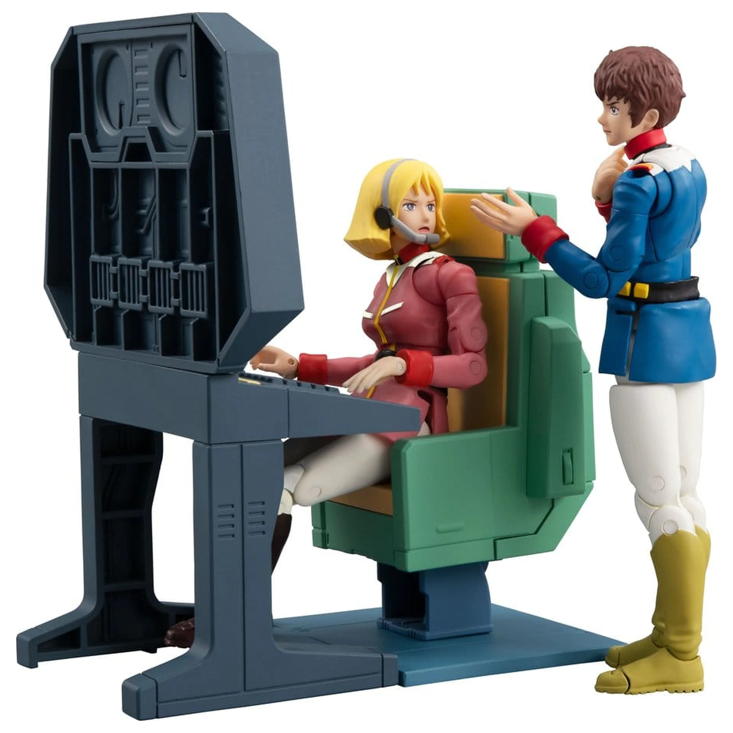 Mobile Suit Gundam G.M.G. Collection EX Diorama White Base Bridge Radio Operator Desk Set 10 cm (with gift) termékfotó
