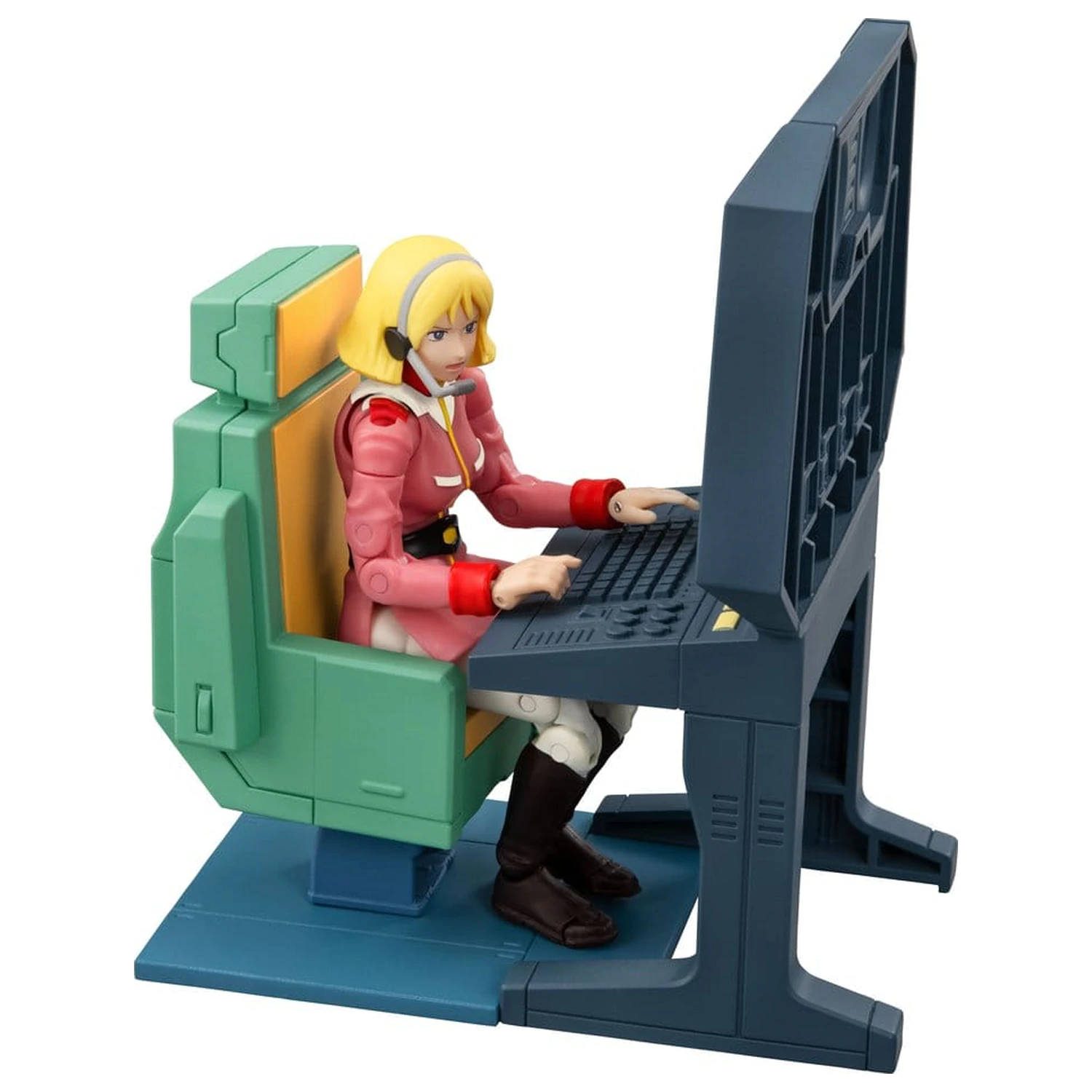 Mobile Suit Gundam G.M.G. Collection EX Diorama White Base Bridge Radio Operator Desk Set 10 cm (with gift) termékfotó