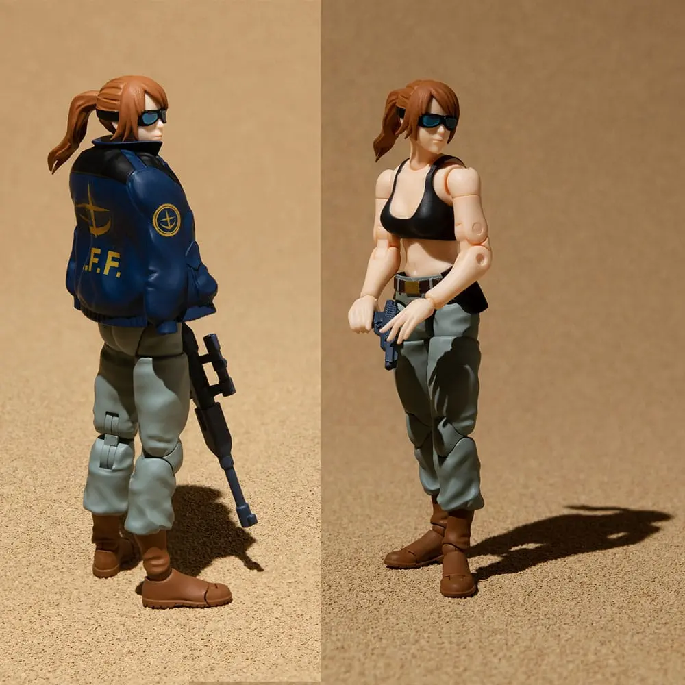 Mobile Suit Gundam G.M.G Cucuruz Doan's Island &amp; The 8th MS Team Standard Infantry &amp; Infantry Motorbike akciófigurák és jármű csomag termékfotó