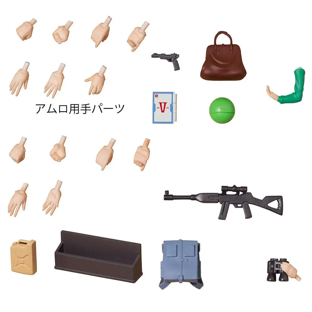 Mobile Suit Gundam G.M.G. Earth Federation 07 Amuro &amp; Frau, 08V-SP General Soldier &amp; Buggy Set Box akciófigura és jármű csomag termékfotó