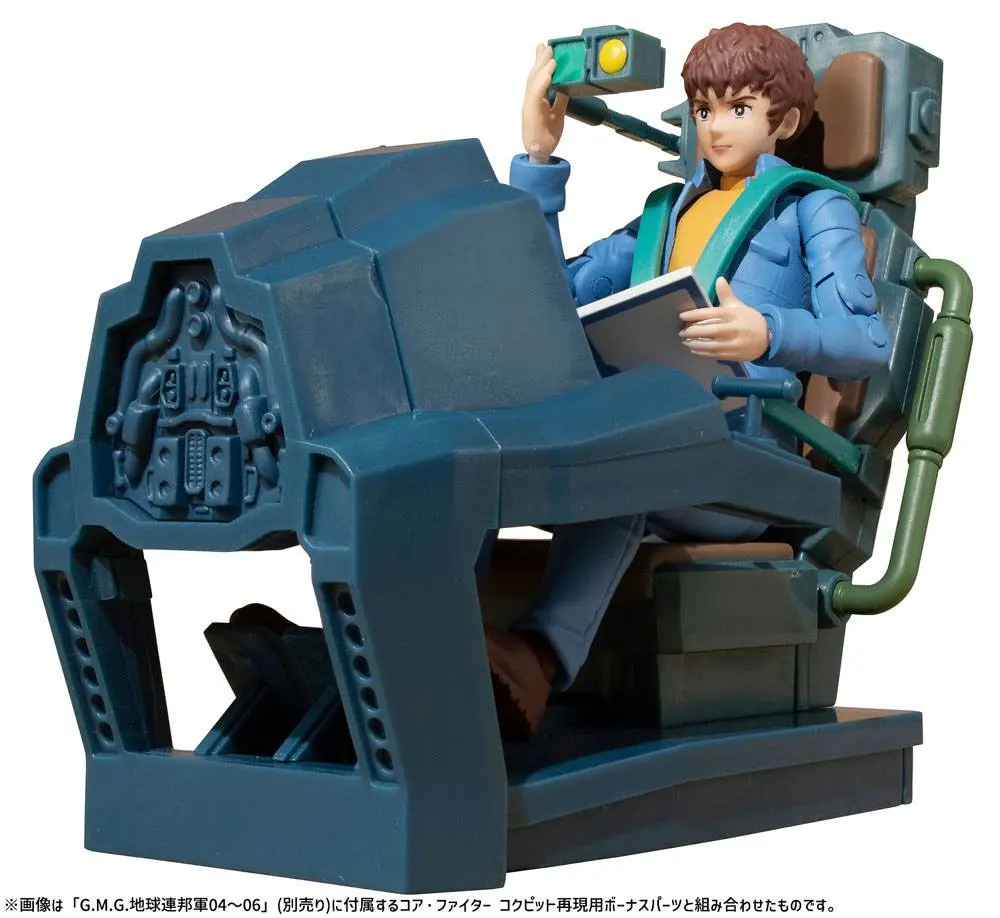 Mobile Suit Gundam G.M.G. Earth Federation 07 Amuro Ray &amp; Frau Bow akciófigura csomag 10 cm termékfotó