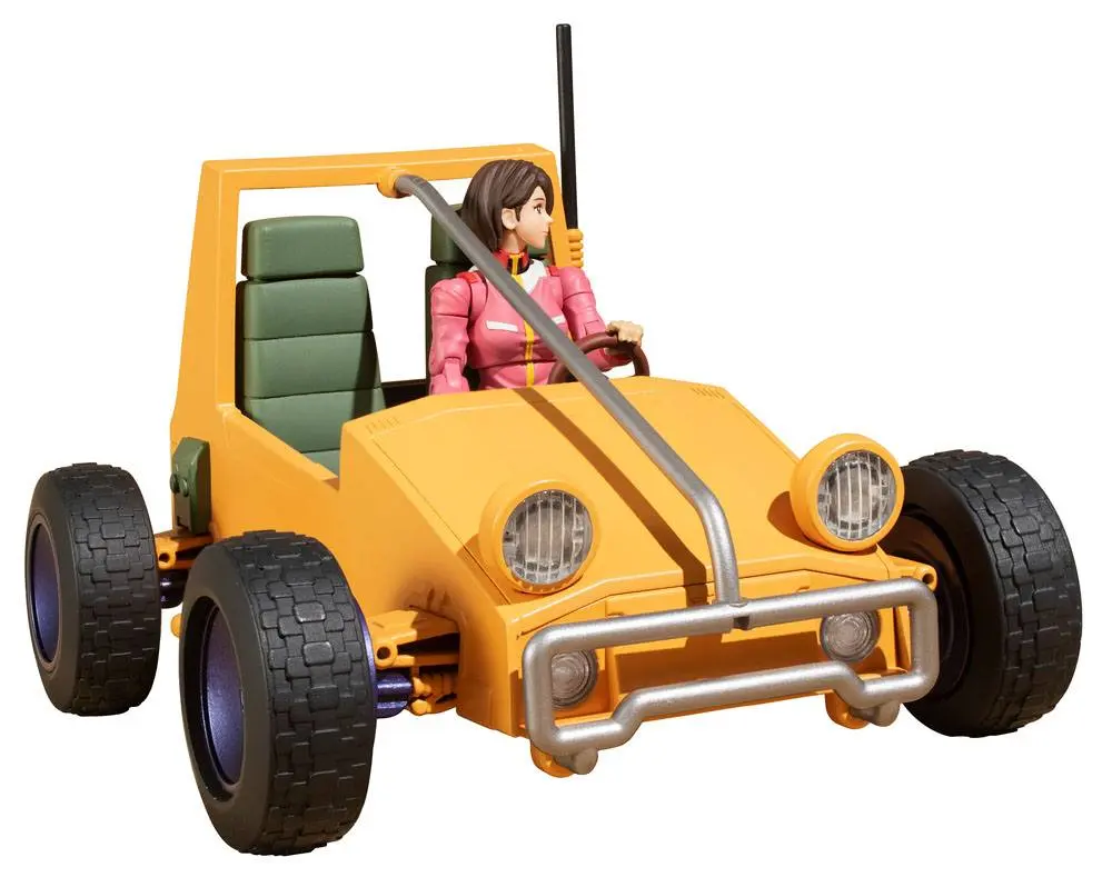 Mobile Suit Gundam G.M.G. Earth Federation 08V-SP General Soldier &amp; Buggy akciófigura és jármű 10 cm termékfotó