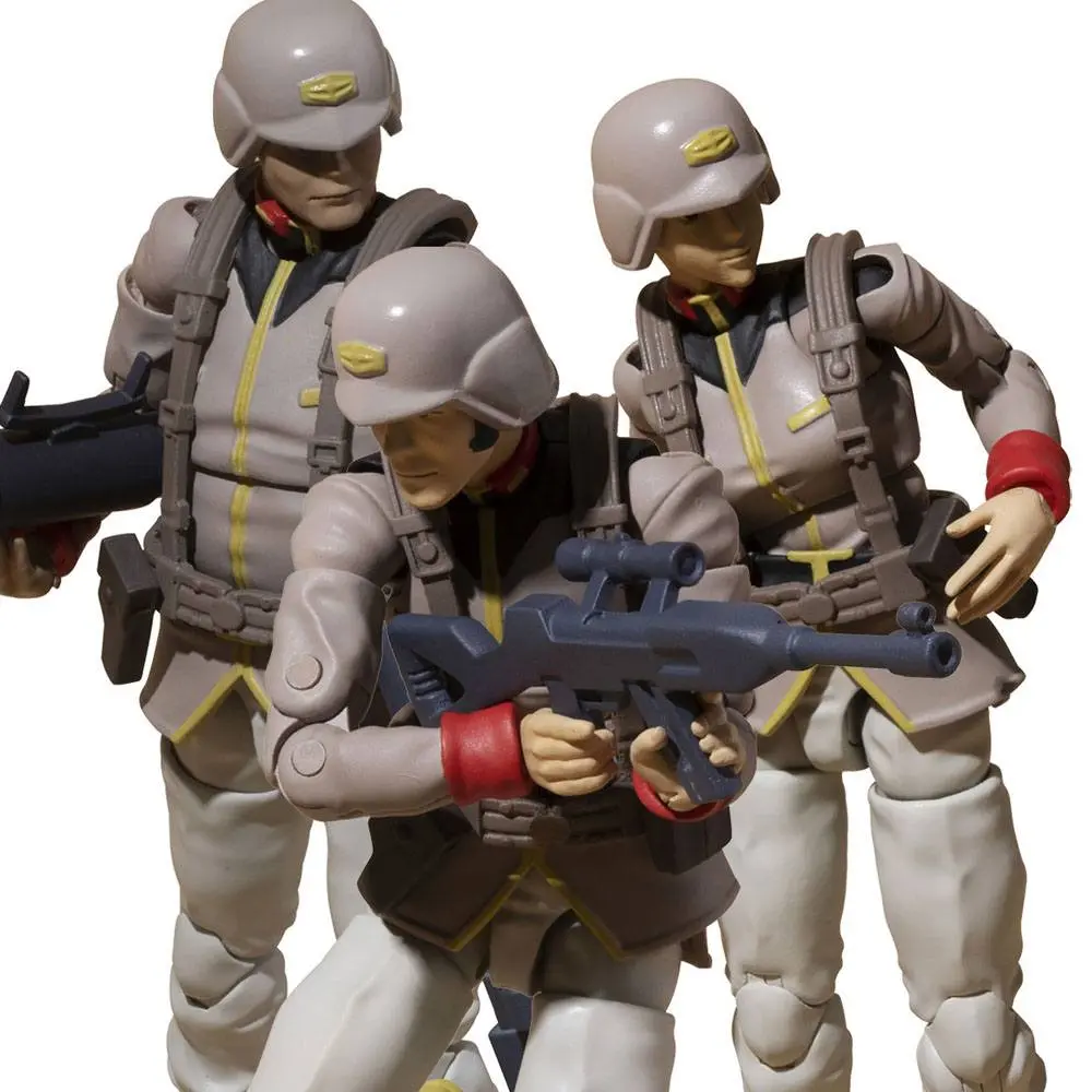 Mobile Suit Gundam G.M.G. Earth Federation Army Soldiers akciófigura csomag 10 cm termékfotó