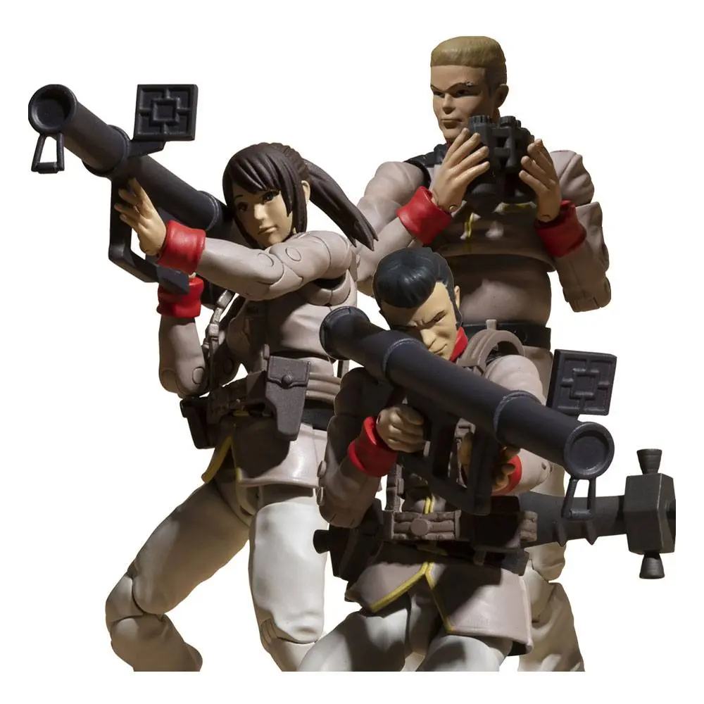 Mobile Suit Gundam G.M.G. Earth Federation Army Soldiers akciófigura csomag 10 cm termékfotó