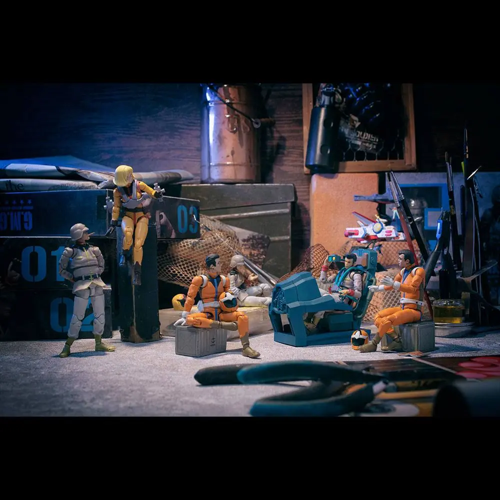 Mobile Suit Gundam G.M.G. Earth Federation Force akciófigura csomag 10 cm termékfotó