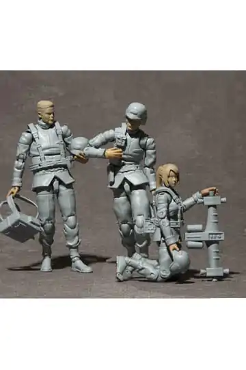 Mobile Suit Gundam G.M.G. Earth United Army Soldier 01-03 Set 3 db-os akciófigura  10 cm termékfotó