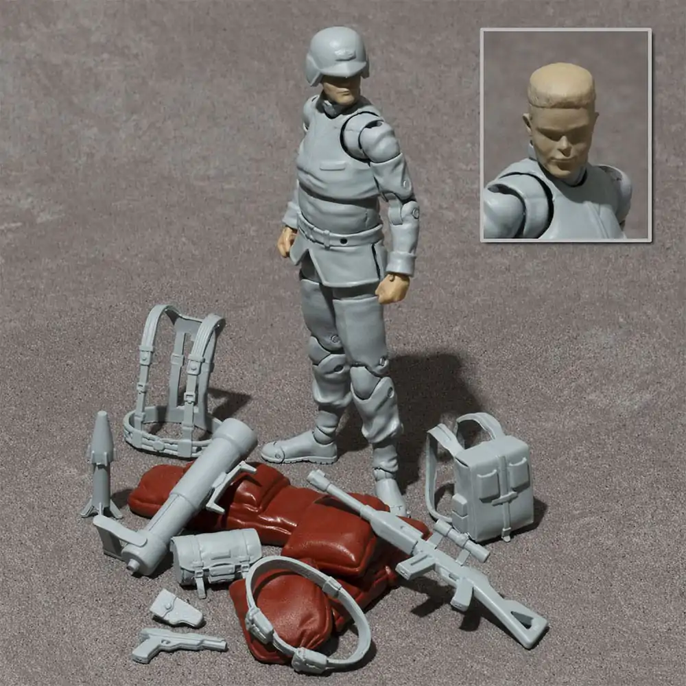 Mobile Suit Gundam G.M.G. Earth United Army Soldier 01-03 Set 3 db-os akciófigura  10 cm termékfotó
