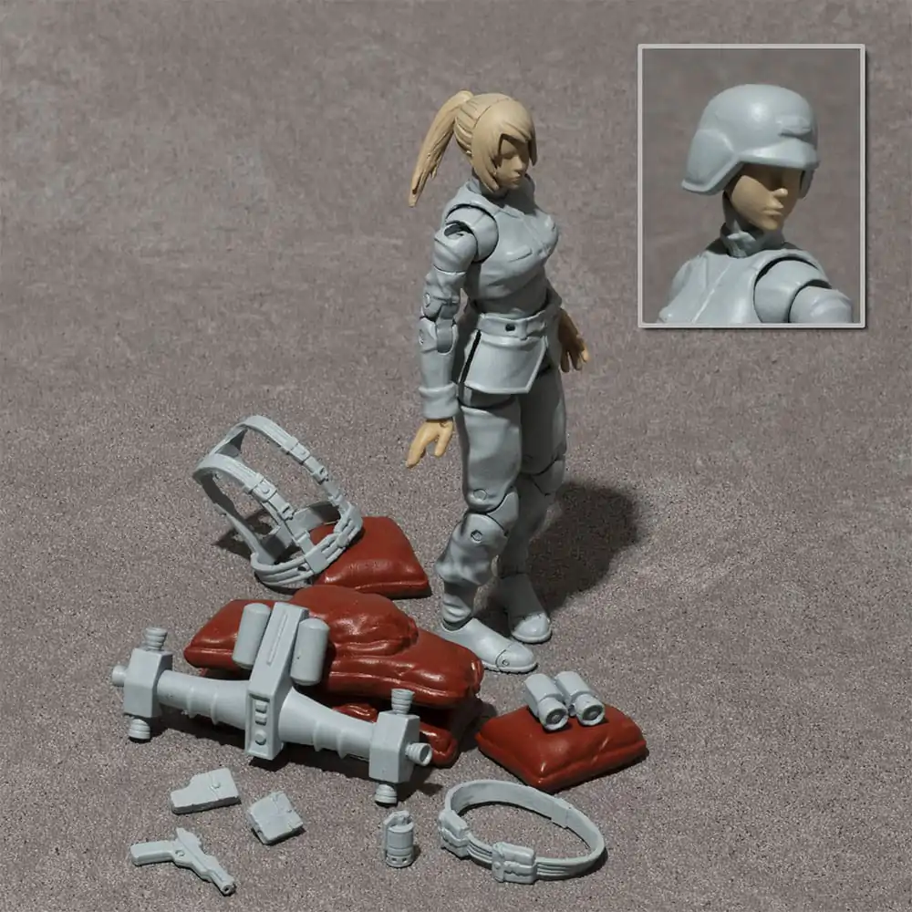 Mobile Suit Gundam G.M.G. Earth United Army Soldier 01-03 Set 3 db-os akciófigura  10 cm termékfotó