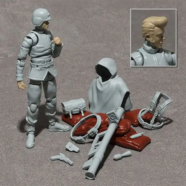Mobile Suit Gundam G.M.G. Earth United Army Soldier 01 akciófigura 10 cm termékfotó