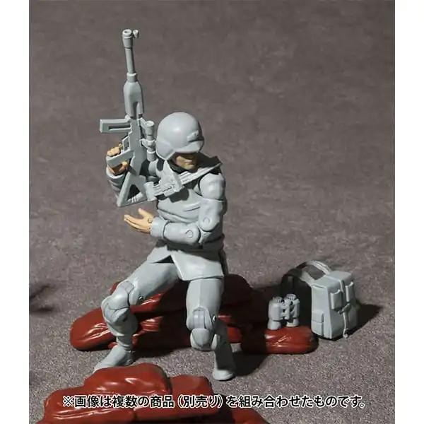 Mobile Suit Gundam G.M.G. Earth United Army Soldier 02 akciófigura 10 cm termékfotó