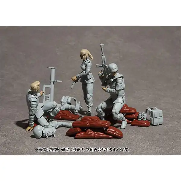 Mobile Suit Gundam G.M.G. Earth United Army Soldier 02 akciófigura 10 cm termékfotó