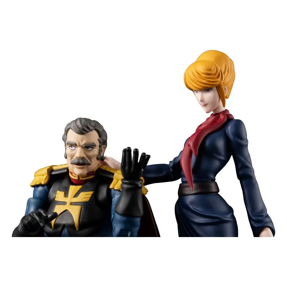 Mobile Suit Gundam G.M.G. Principality of Zeon 07 Ramba Ral &amp; Crowley Hamon akciófigura 10 cm termékfotó