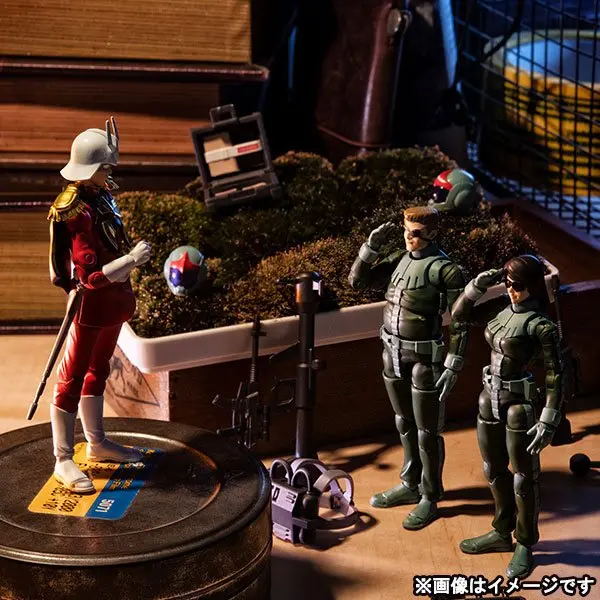 Mobile Suit Gundam G.M.G. Principality of Zeon Army Soldier 06 Char Aznable akciófigura 10 cm termékfotó